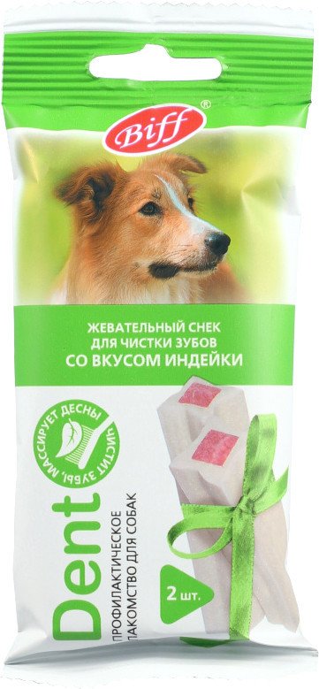 

Лакомство для собак TiTBiT Dent Жевательный снек со вкусом индейки 50 г