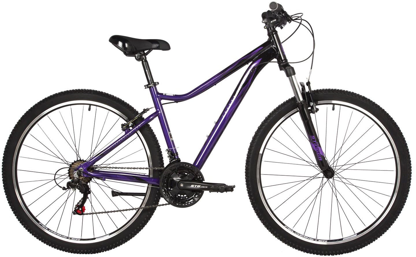 

Велосипед Stinger Laguna STD 27.5 р.19 2022 (фиолетовый)
