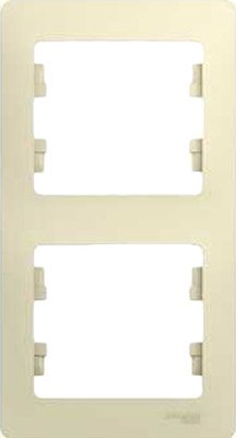 

Рамка Schneider Electric Glossa GSL000206 (бежевый)