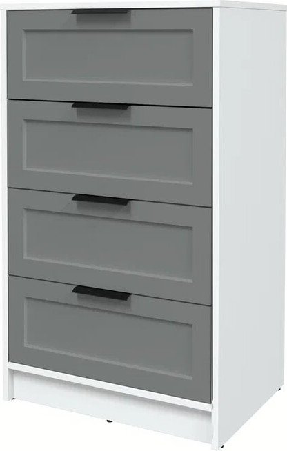 

Комод Интерлиния Концепт Тренд КТ-К60 (белый платинум/серый)