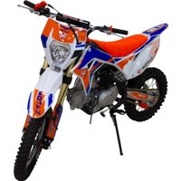 Мотоцикл Motax MX 125 17/14 (черный/белый/оранжевый)