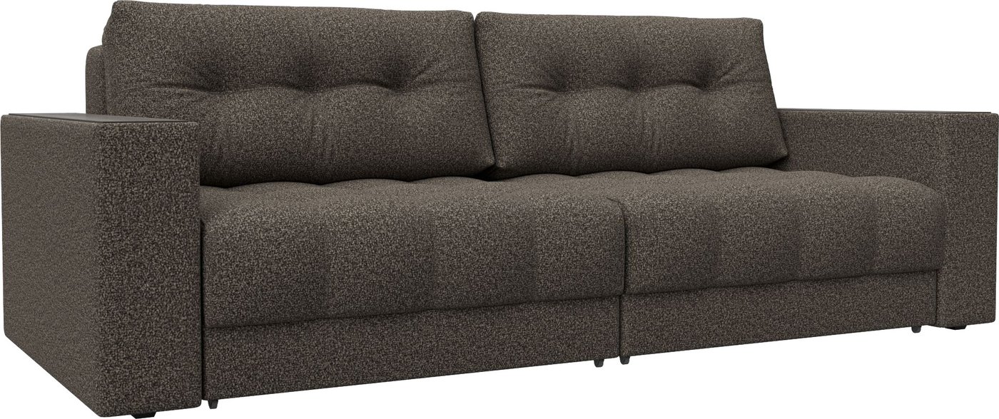 

Диван Лига диванов Лига-049 НПБ с декором 128414 (велюр Ness 07 коричневый)