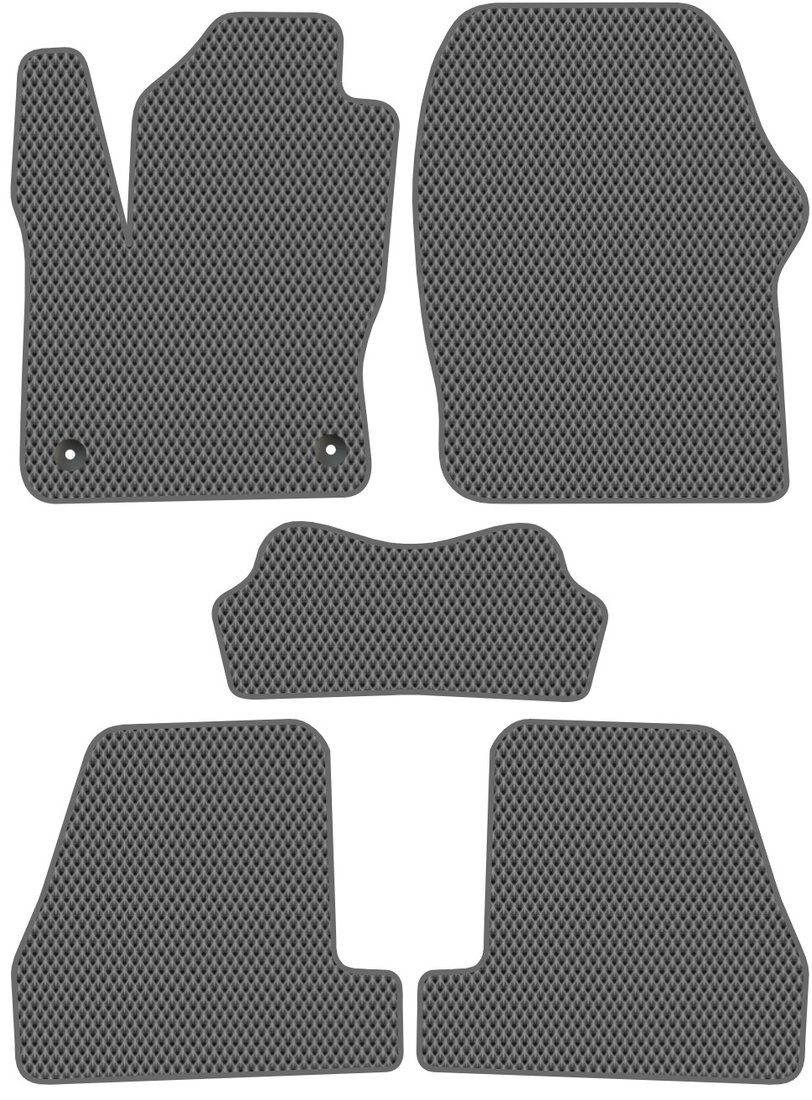 

Комплект ковриков для авто Alicosta Ford Focus III (лифтбек) 2010 - 2014 (серый, ромб)