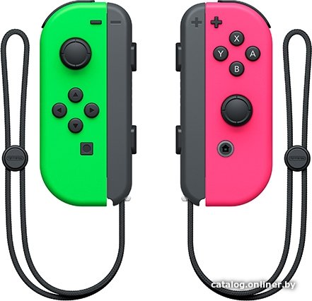 Геймпад Nintendo Joy-Con (неоновый зеленый/неоновый розовый)