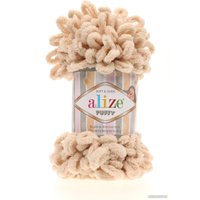 Пряжа для вязания Alize Puffy 310 (9.2 м, молочный бежевый)