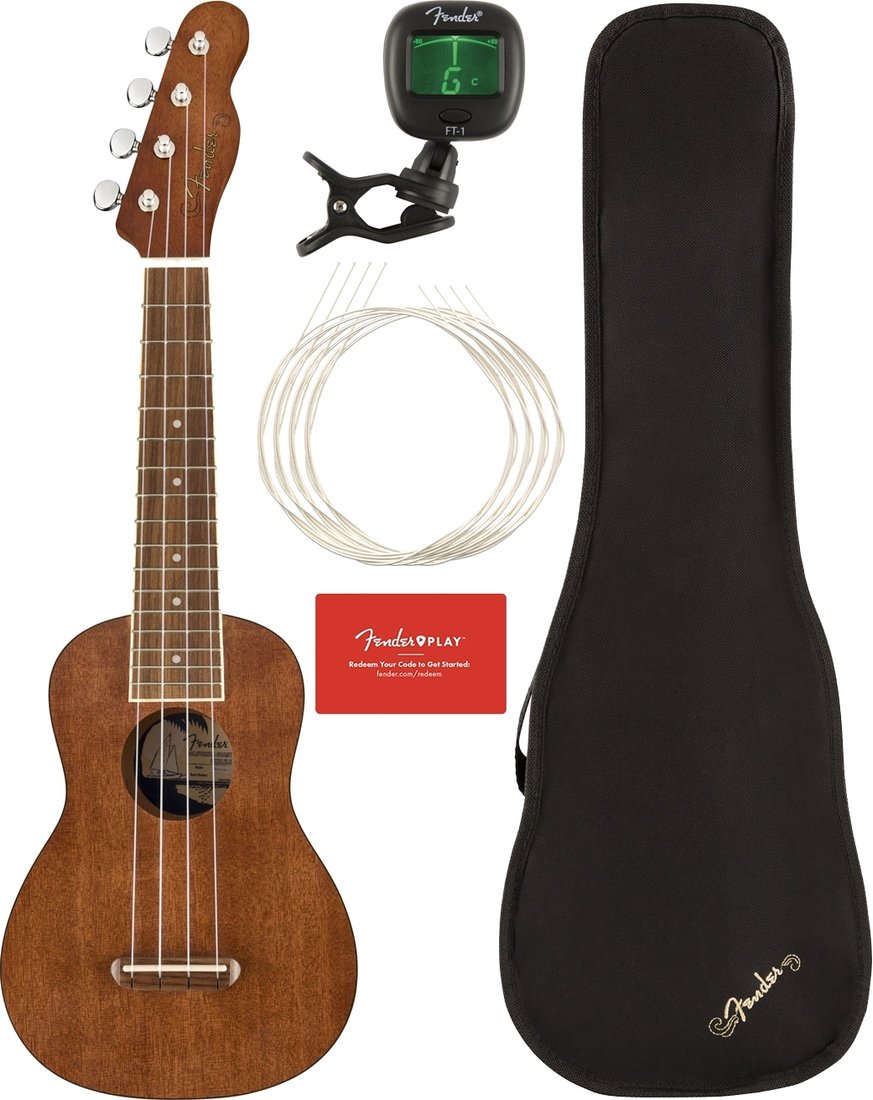 

Укулеле Fender Seaside Soprano Ukulele Pack