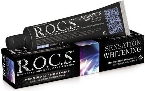 

Зубная паста R.O.C.S Sensation Whitening 74 мл