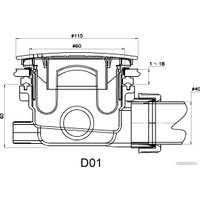 Сифон RGW Velplex QYD-01-br