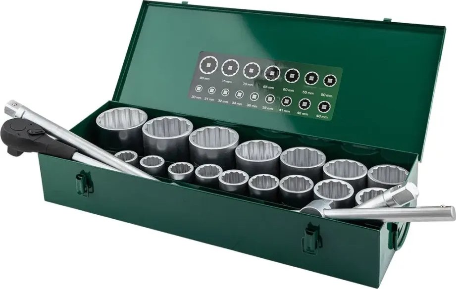 

Набор головок слесарных RockForce RF-8211-9 (63995)