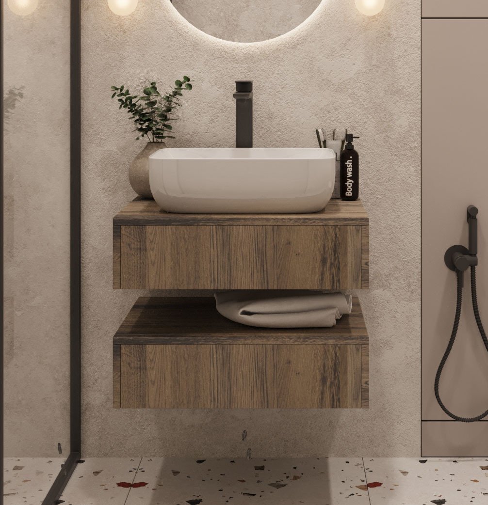 

ЗОВ Тумба под умывальник Токио Премиум 60 TP260AWPTOC (аттик)