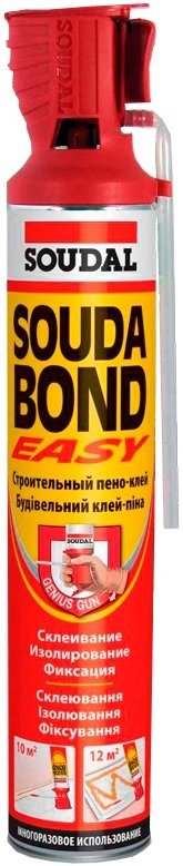 

Монтажная пена Soudal Soudabond Easy Genius Gun 750 мл