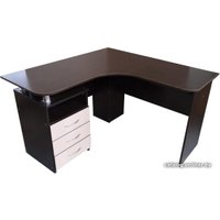 Стол Компас мебель КС-003-23 (венге темный/дуб молочный)