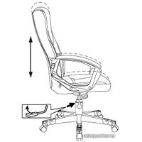 Игровое (геймерское) кресло Zombie 10 (черный/красный)