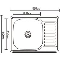 Кухонная мойка Ledeme L65848-L