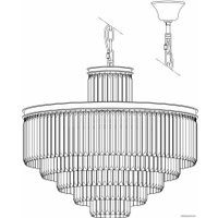 Подвесная люстра Citilux CL332151