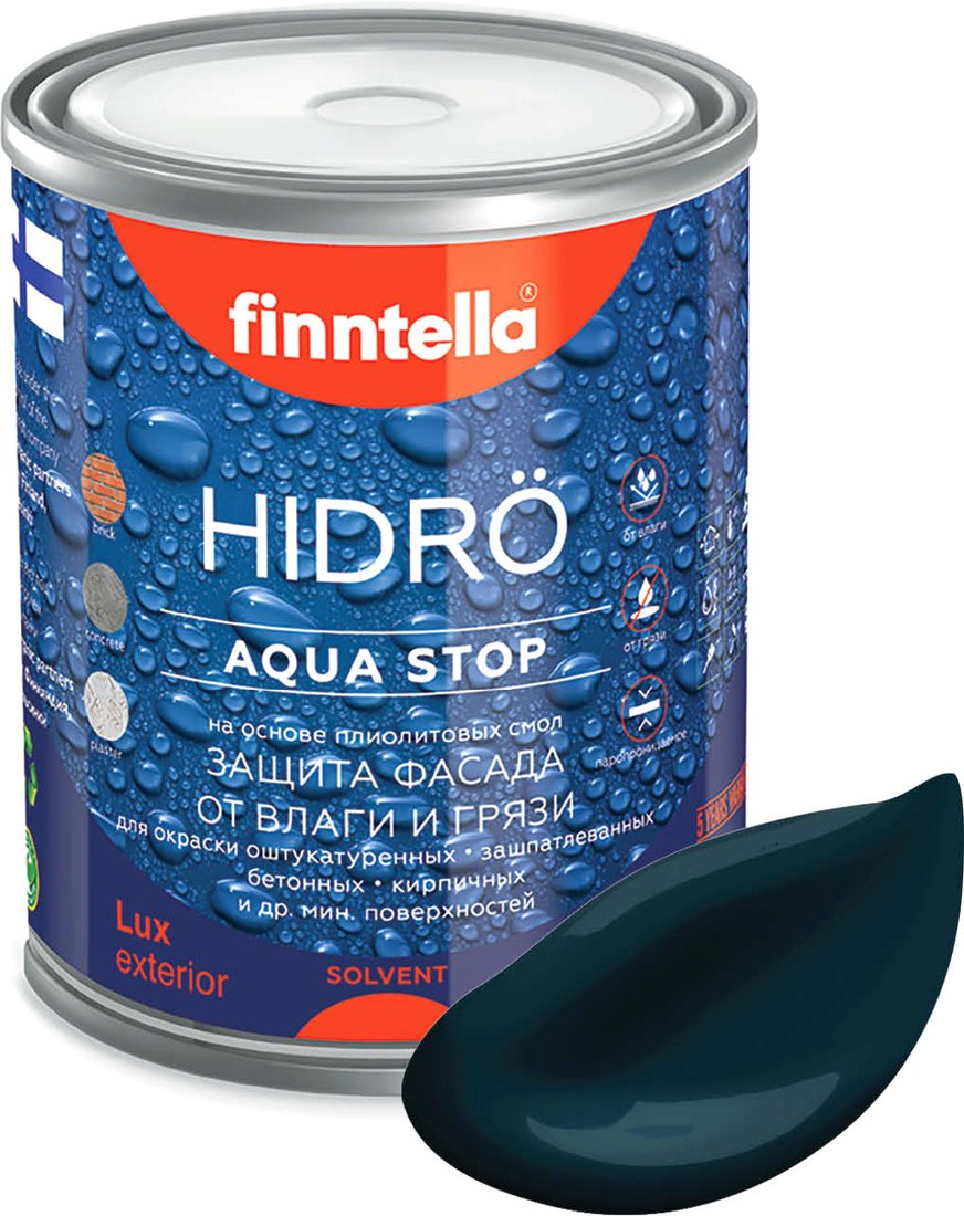 

Краска Finntella Hidro Ukonilma F-14-1-1-FL008 0.9 л (синий)