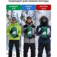 Спальный мешок RSP Outdoors Lager 450 L (зеленый, 220x75см, молния слева)