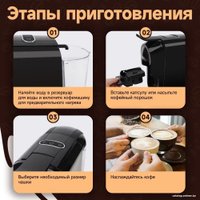 Капсульная кофеварка KaringBee ST-510 (черный)