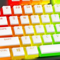 Набор кейкапов HyperX Pudding Keycaps 2 (104 шт, белый, без кириллицы)