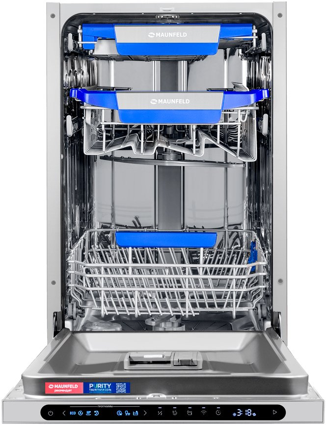 

Встраиваемая посудомоечная машина MAUNFELD MLP45331T Light Beam Wi-Fi