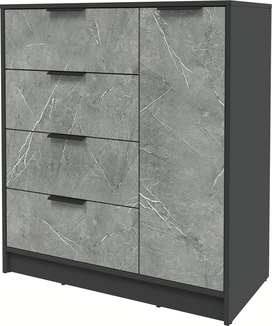 

Тумба Интерлиния Концепт КТ-Т90 Глосс (антрацит/керамика)