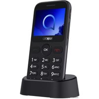 Кнопочный телефон Alcatel 2019G (темно-серый)