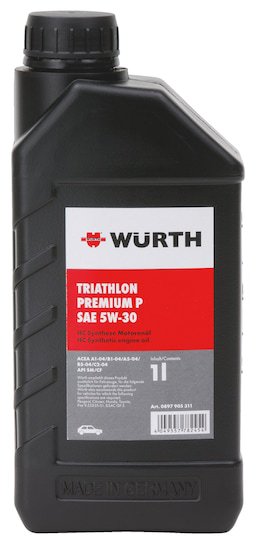 

Моторное масло Wurth Triathlon Premium P 5W-30 1л