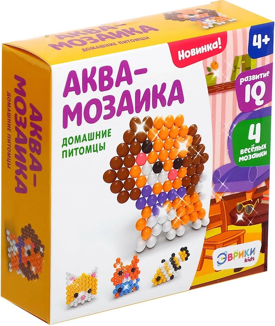 

Развивающая игрушка Эврики Аквамозаика. Домашние питомцы 2933735
