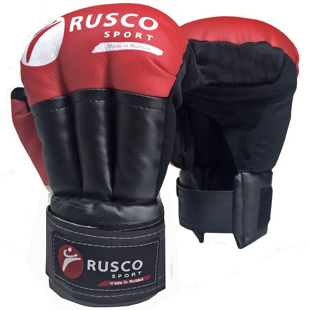 

Тренировочные перчатки Rusco Sport Классик (M/10oz, красный)