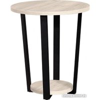 Журнальный столик Millwood Лофт СТ-6 Лори Black (дуб белый крафт)