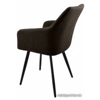 Стул Гальваник Диаманте Лофт (эмаль черный муар/Catania Brown)