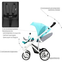 Универсальная коляска BEBETTO Magnum (3 в 1, 199, черная рама)