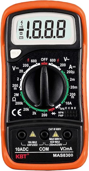 

Мультиметр КВТ MAS830B