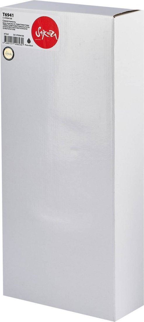 

Картридж Sakura Printing SIC13T694100 (аналог Epson T6941 Photo Black)