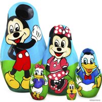 Развивающая игра Брестская Фабрика Сувениров С персонажами из мультфильма Микки Маус 5142 (набор 5 шт)
