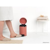 Мусорное ведро Brabantia Pedal Bin NewIcon 3 л (терракотовый)