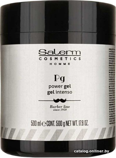 Гель Salerm Cosmetics сильной фиксации Homme Power Gel 500 мл