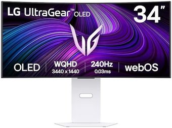 Игровой монитор LG UltraGear OLED 34GX90SA-W