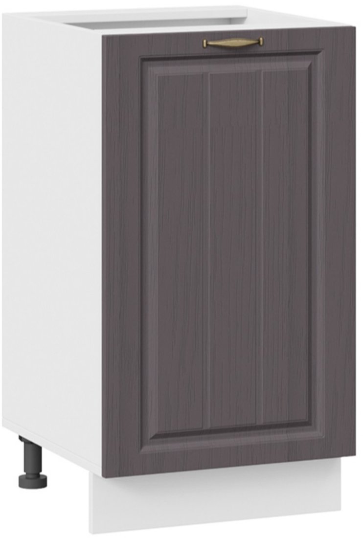 

Шкаф напольный Трия Лина 1Н45 (белый/графит)