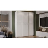 Шкаф-купе Трия Оскар Скания Т2 1800 268675 (ручка серебро/белый снег/белый снег/белый матовый)