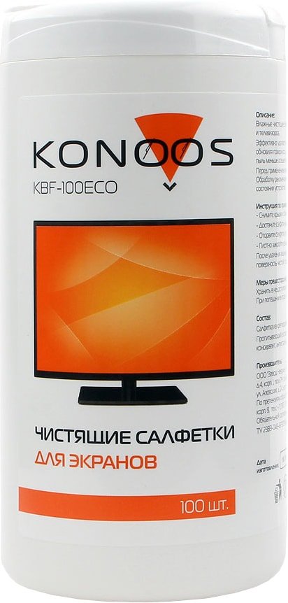 

Влажные салфетки Konoos KBF-100ECO