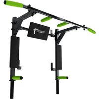 Турник с брусьями Absolute Champion Атлант с узким хватом АЧ 11908 (черный/салатовые ручки)