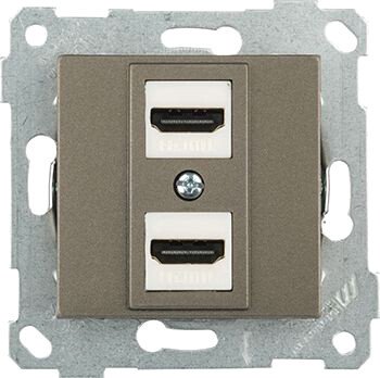 

Розетка HDMI Mutlusan Rita 2200-458-0186 (антрацит)