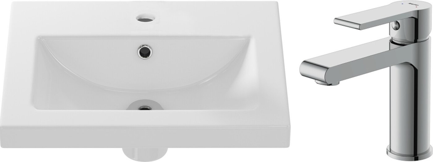 Умывальник Cersanit Como 50 S-UM-COM50/1-w + 63020