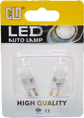 Светодиодная лампа CLD W5W T10-1LEDS-3030SMD Canbus 6000K L11177C