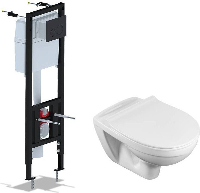 Унитаз подвесной Santek Бореаль 1WH302205 + Ани Пласт WCP4133