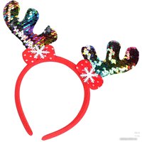 Парик Magic Time Рожки радужные