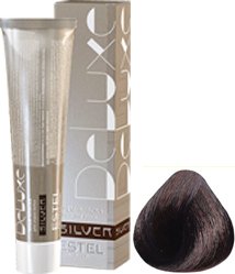 

Крем-краска для волос Estel Professional De Luxe Silver 4/76 коричнево-фиолетовый шатен