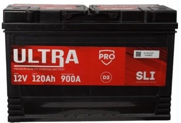 Автомобильный аккумулятор Ultra PRO L+ (120 А·ч)