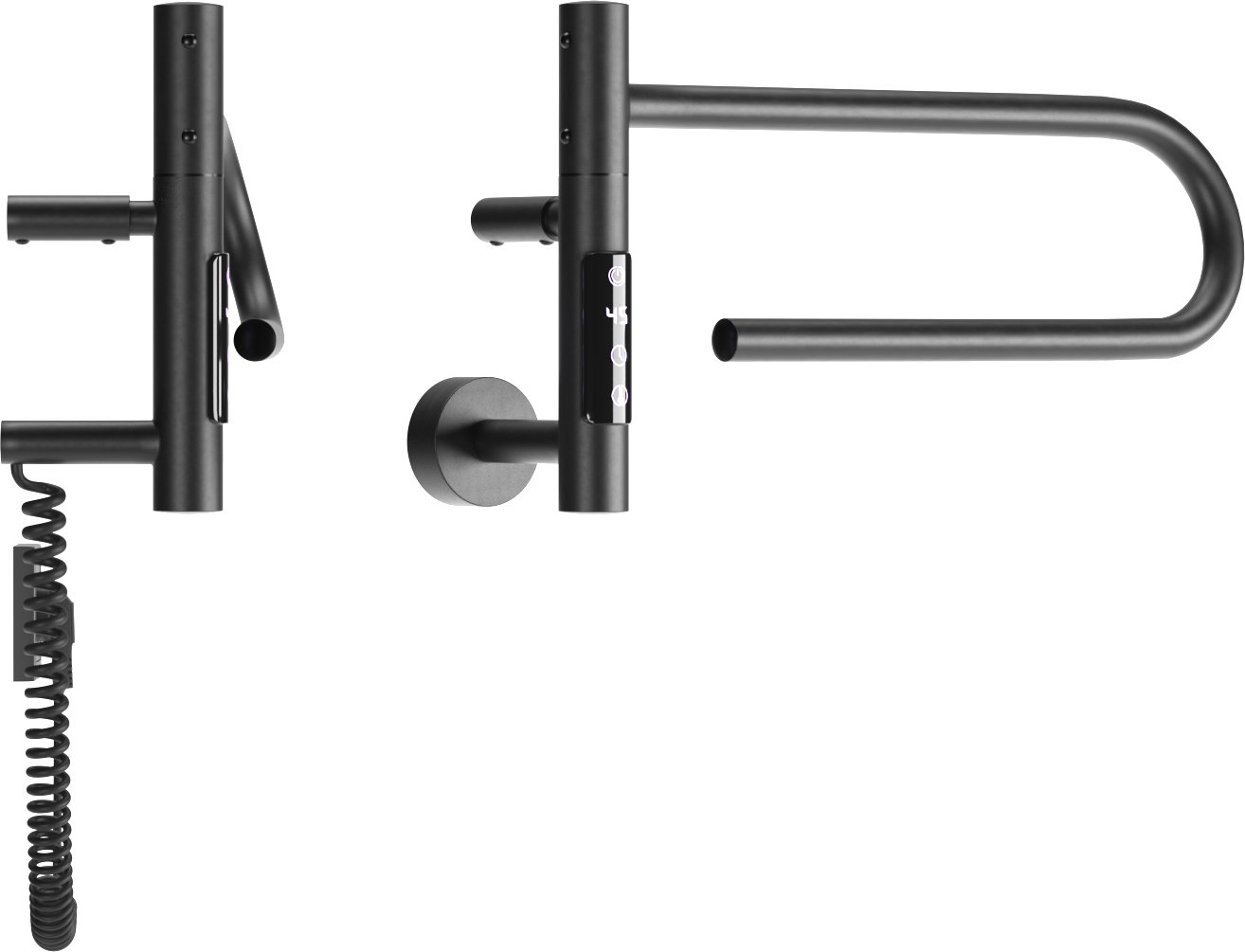 Полотенцесушитель Gloss & Reiter Smart E2.L.39x25.R1.CM1 (таймер, мyap черный)